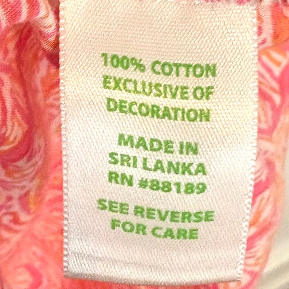 Lilly Pulitzer Women's Pink Bicycle Print Long Sleeve Swim Cover Up in Size S - Picture 11 of 12